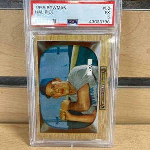 1955 Bowman Hal Rice  PSA 5