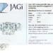 Past Present Future 0.87 Ctw Round Brilliant Diamond 14KT White Gold Ring JAGi