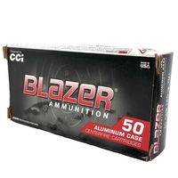 Blazer Ammunition .40 S&W 165gr FMJ Ammunition