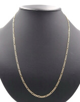 Classic 10KT Yellow Gold 2.9mm Wide Figaro Chain Necklace 24" by LGD 8.28 Grams