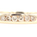 Men's 0.60 Ctw Champagne Diamond 14KT Yellow Gold 6-Stone Channel Band Ring 7g