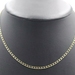 High Shine 14KT Yellow Gold 2.4mm Estate Curb Link Long Necklace 16" - 4.46g