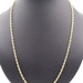 Classic High Shine 10KT Yellow Gold 3.7mm Rope Chain Necklace 26" by DMJ - 21.7g