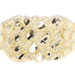 Classic Diamond-Cut 10KT Yellow Gold Retro-Style Nugget Ring Size 9 1/4 - 2.9g