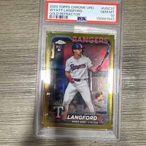 2024 Topps Chrome Update Wyatt Langford PSA 10