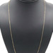 Classic Peru 10KT Yellow Gold 0.8mm Thin High Shine 24" Box Chain Necklace 2.6g