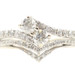 Women's 1.30 ctw Ever Us Two-Stone 14KT White Gold Wedding Band Set Size 11 6g