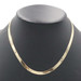 High Shine 14KT Yellow Gold 5.4mm Classic Herringbone Chain Necklace 18" 11.6g
