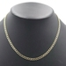 High Shine 10KT Yellow Gold 4.2mm Estate Curb Link Long Necklace 18" - 5.08g