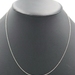 Women's 14KT White Gold 1.2mm Wide Twisted Classic 19.5" Necklace - 1.12 Grams 