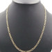 Classic 10KT Yellow Gold 4.3mm Hollow Figaro Chain Necklace 22.5" by RB - 5.46g