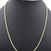 Classic 10KT Yellow Gold 2.8mm Wide High Shine Rope Chain Necklace 22.5" - 2.90g