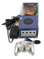 Nintendo GameCube (Purple) with Platinum Controller, Game and Cables