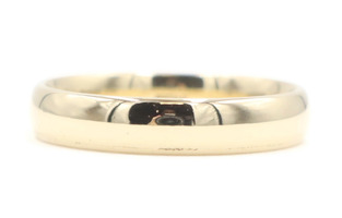 Classic 14KT Yellow Gold 4mm High Shine Estate Wedding Band Ring Size 8 - 4.00g