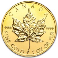 2009 Canadian Maple 1 OZ Gold Round