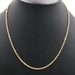 Classic 10KT Yellow Gold 2.9mm High Shine Rope Chain Necklace 21" - 10.56 Grams
