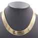 Heavy 10KT Yellow Gold 17.9mm Classic Herringbone Chain Necklace 20" - 85 Grams