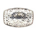 Women's Estate Sterling Silver Filigree Cut Out 925 Statement Ring Size 6.5 