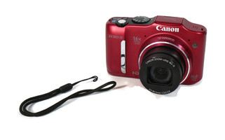 Canon PowerShot SX160 IS 16.0MP Compact Point And Shoot Digital Camera - Red