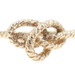 Estate 10KT Yellow Gold 8.1mm Twisted Rope Knot Ring Size 5 1/2 - 1.98 Grams