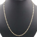Classic Estate 14KT Tri-Color Gold 3.4mm Valentino Chain Necklace 23" - 8.40g