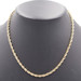 Heavy 14KT Yellow Gold 3.6mm Classic Estate Rope Chain Necklace 18.5" - 21.38g