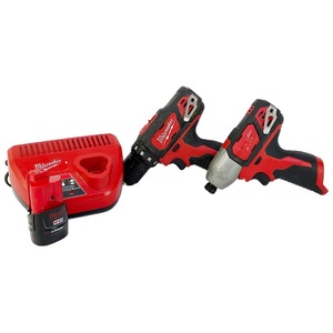 MILWAUKEE 2494-22 M12 12V Cordless Drill Driver/Impact Driver Combo Kit