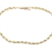 Classic High Shine 14KT Yellow Gold 3.2mm Rope Chain Bracelet 7" - 5.63 Grams 