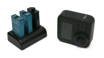 GoPro MAX 360 Action Camera - Black CHDHZ-201 with 3 Batteries and Charger