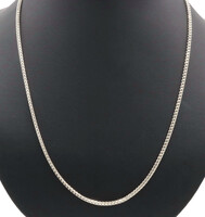 Classic 925 Sterling Silver 2.6mm 24" Franco Chain Necklace by P. Lux - 17.8g