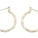 Women's Estate Medium 23.8mm Diamond Cut 10KT Yellow Gold Classic Hoop Earrings