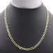 Estate 10KT Yellow Gold 5.1mm Wide Classic Curb Link Necklace 20" - 7.20 Grams