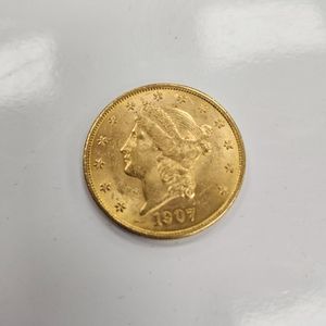 American Double Eagle Gold Coin 