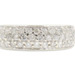 Women's 3-Row 14KT White Gold 1.35 Ctw Round Diamond Pave Cluster Estate Ring
