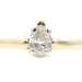 0.35 ctw Pear Cut Diamond 14KT Yellow Gold Women's Solitaire Engagement Ring 