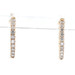 0.20 ctw Round Diamond 10KT Yellow Gold Classic Women's Round Hoop Earrings 