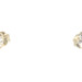 14KT Yellow Gold 5/8 CT.T.W Round Diamond SI1 K Classic Solitaire Stud Earrings