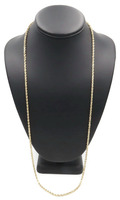 Heavy Classic 10KT Yellow Gold 2.6mm High Shine Rope Chain Necklace 30" 20.26g
