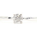 0.25 ctw Round Cut Lab Grown Diamond Solitaire 14KT White Gold Engagement Ring