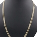 Classic Diamond-Cut 10KT Yellow Gold 5.9mm Estate Curb Link Necklace 25" - 22.1g