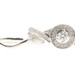 0.36 ctw Round Diamond Halo 10KT White Gold Women's Wedding Ring Set - 3.0 Grams