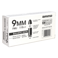 Ammo Inc Target & Range 9mm Luger Ammunition 115 Grain Full Metal Jacket