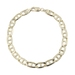 Men's High Shine 10KT Yellow Gold 6.8mm Wide Mariner Chain Bracelet 9" Midas 13g