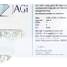JAGi 1.37 Ctw Round Brilliant & Baguette Diamond 14KT White Gold Engagement Ring