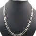 High Shine Heavy Sterling Silver 7.7mm Italy Curb Link Necklace 24" P. Lux 36.5g