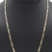 High Shine 14KT Yellow Gold 3.9mm Classic Figaro Chain Necklace 20.5" - 11.95g