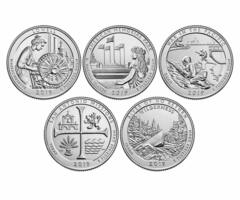 2019 10-Coin National Park Quarter Year Set Uncirculated-60