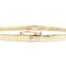 Women's Classic 14KT Yellow Gold 2.4mm Hinged Bangle Bracelet 7" by INE - 8.97g