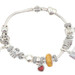 Women's 8" Pandora Sterling Silver Charm Bracelet with 11 Charms 8 Spacers - 60g
