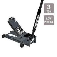 PITTSBURGH 3 Ton Floor Jack with RAPID PUMP, Slate Gray